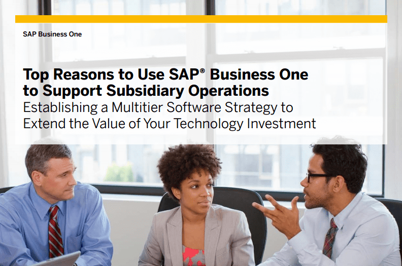 Managing Subsidiaries with SAP Business One